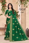 Saroj Samriddhi 2 Heavy Embroidery Fancy Festive Wear Silk Saree Collection